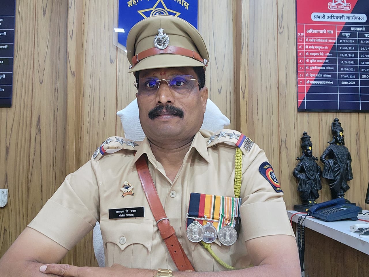 बारामती तालुका हद्दीत नागरिकांच्या सुरक्षेसाठी पंचसूत्री राबवणार..! –  नारायण पवार  (वरिष्ठ पोलीस निरीक्षक)